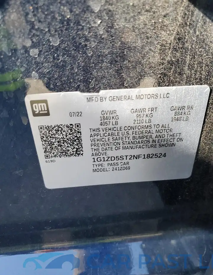 1G1ZD5ST2NF182524# 12