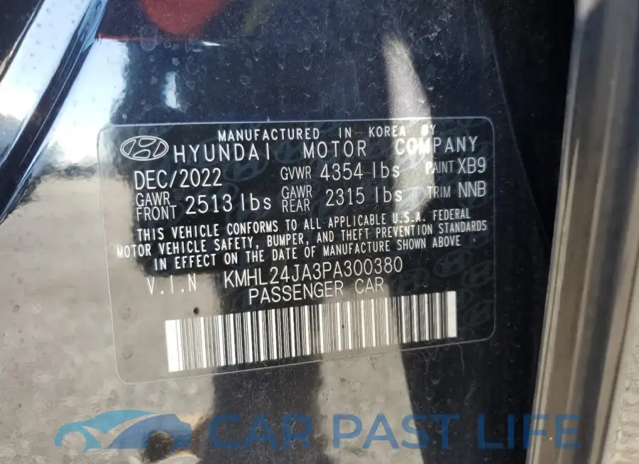 KMHL24JA3PA300380# 12