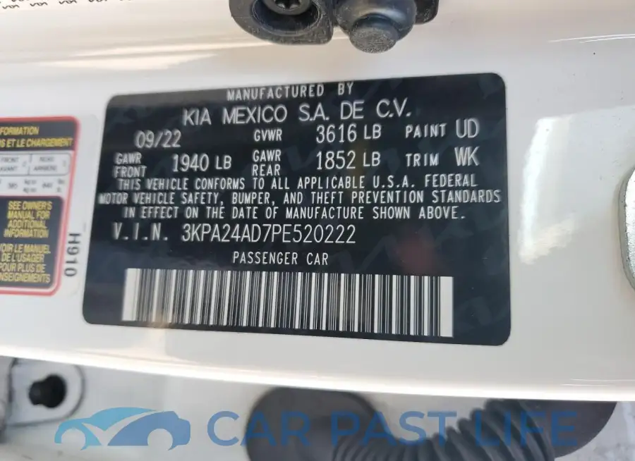 3KPA24AD7PE520222# 12
