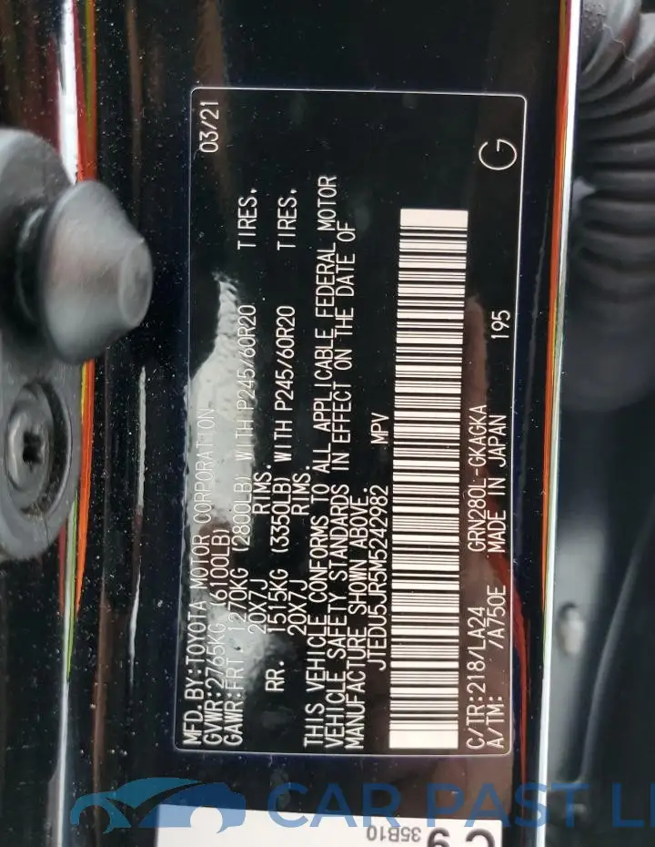JTEDU5JR5M5242982# 13