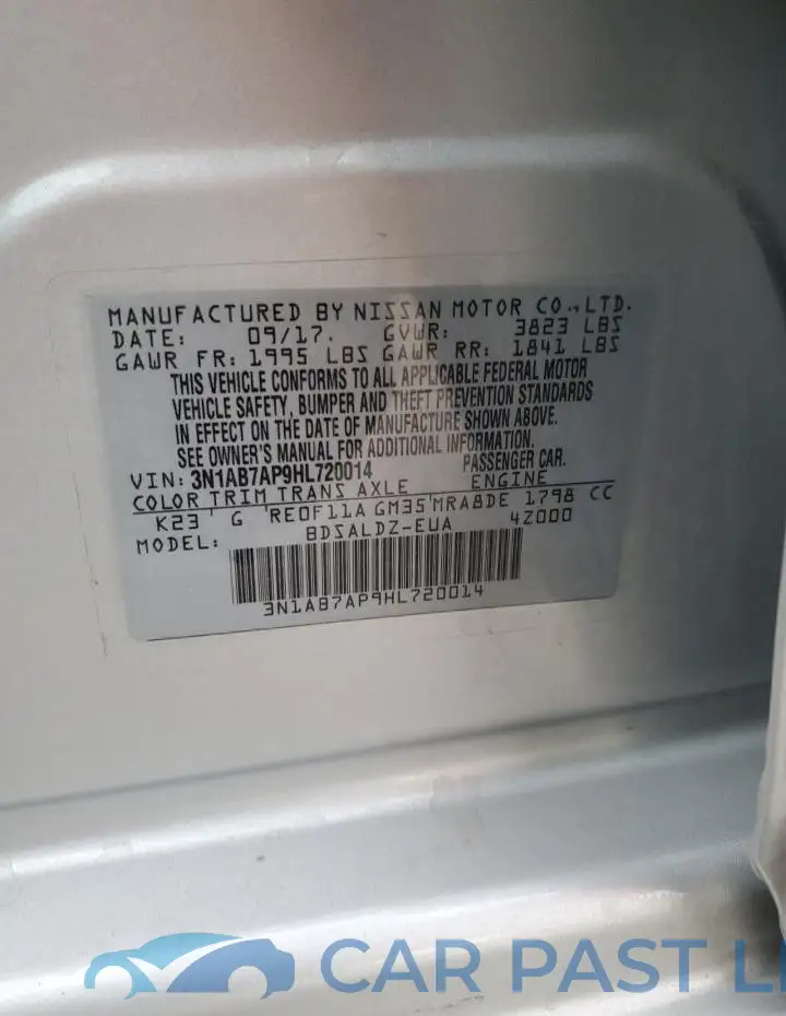 3N1AB7AP9HL720014# 12