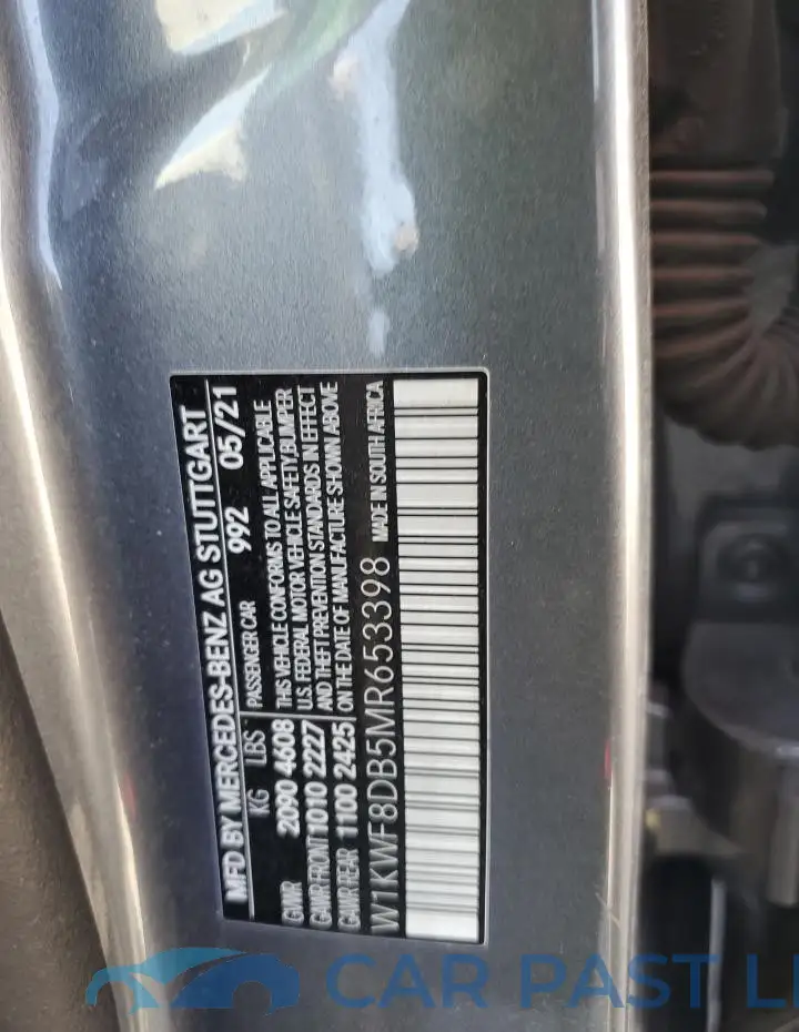 W1KWF8DB5MR653398# 12