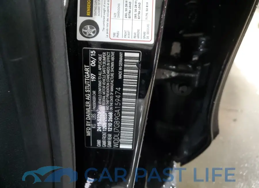 WDDLJ7GB9GA159474# 12