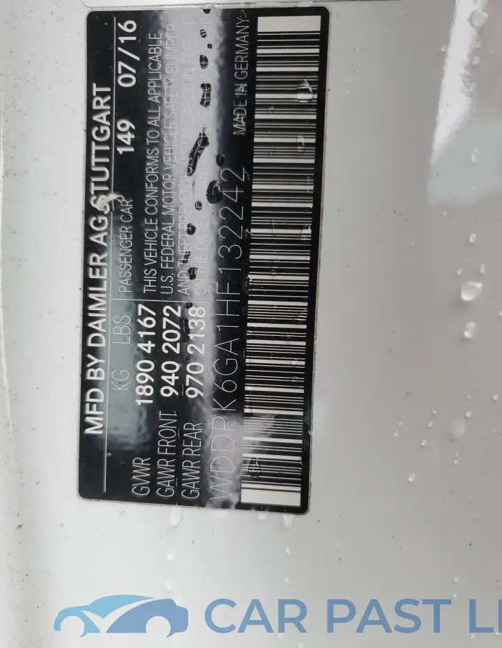 WDDPK6GA1HF132242# 12