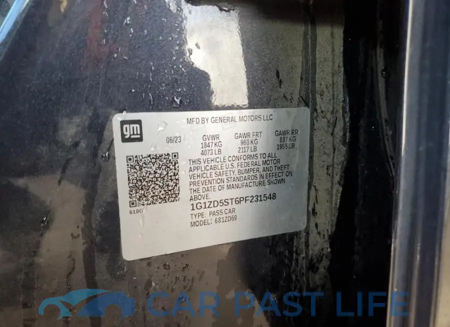1G1ZD5ST6PF231548# 13