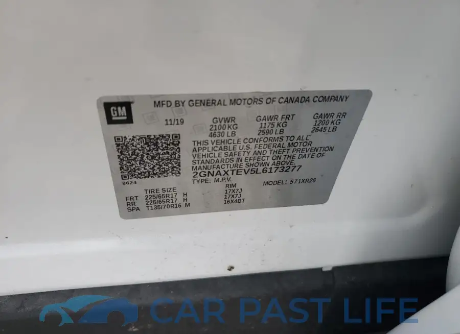 2GNAXTEV5L6173277# 12