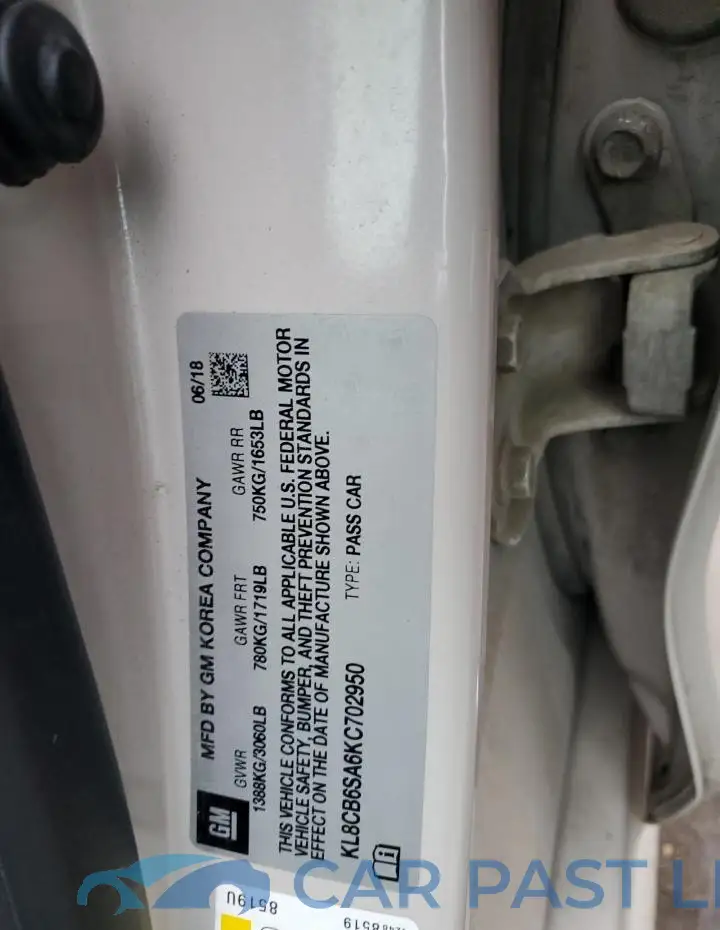 KL8CB6SA6KC702950# 12