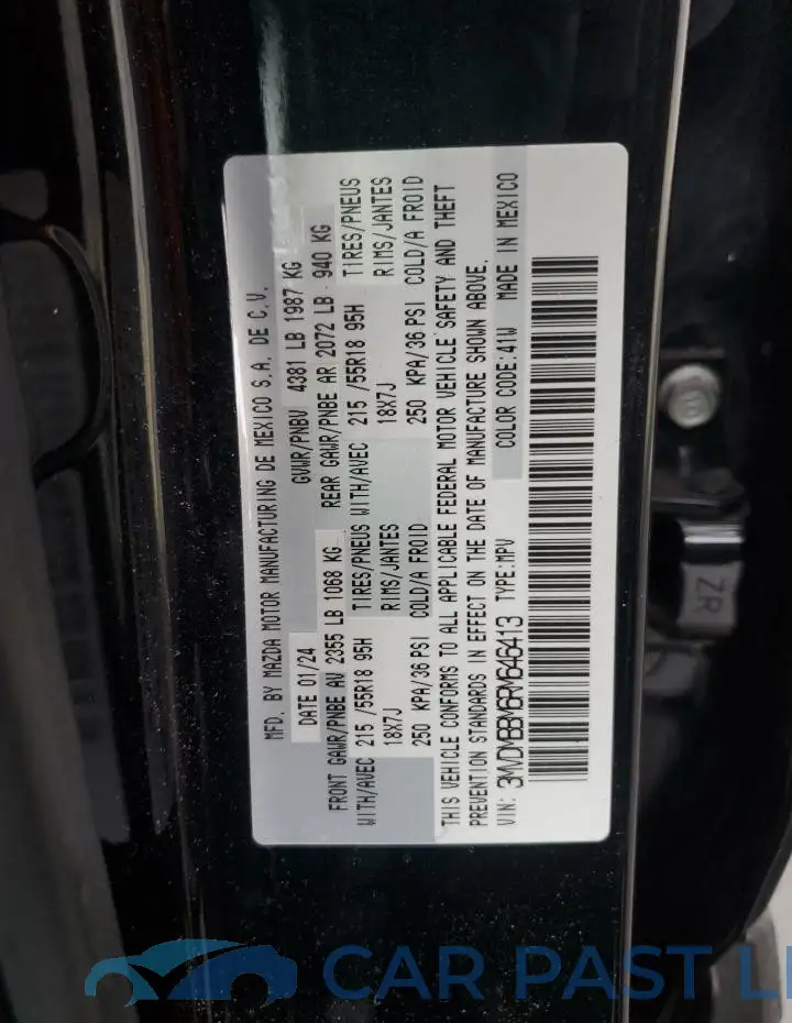 3MVDMBBM6RM646413# 14