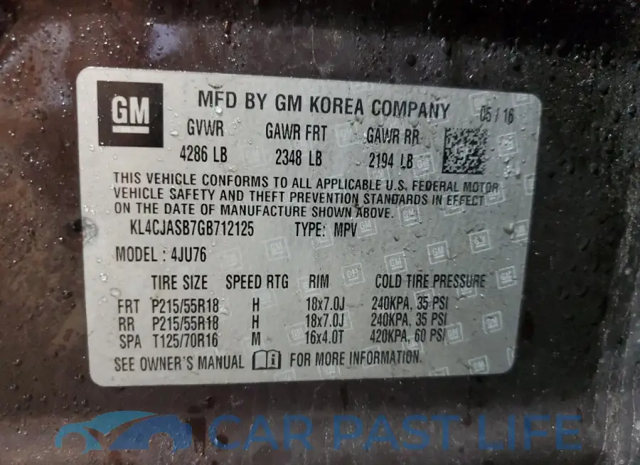 KL4CJASB7GB712125# 12