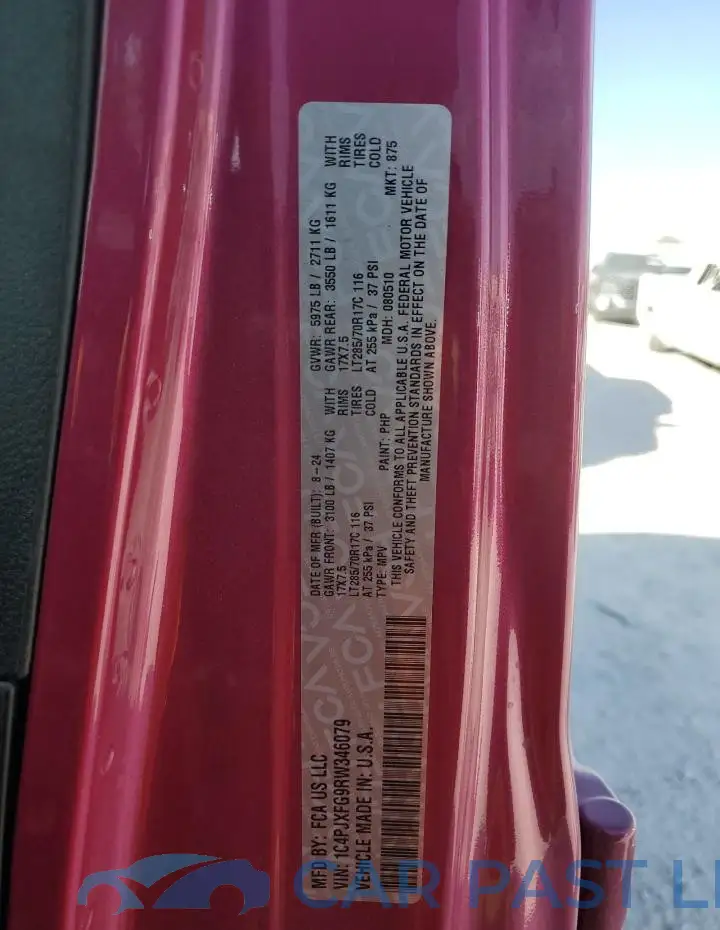 1C4PJXFG9RW346079# 13