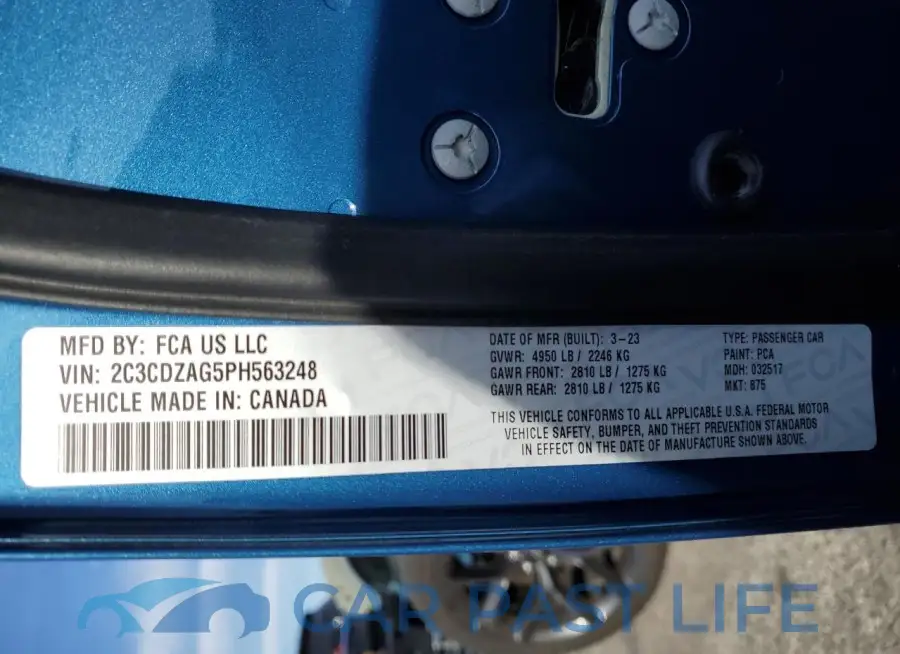 2C3CDZAG5PH563248# 13