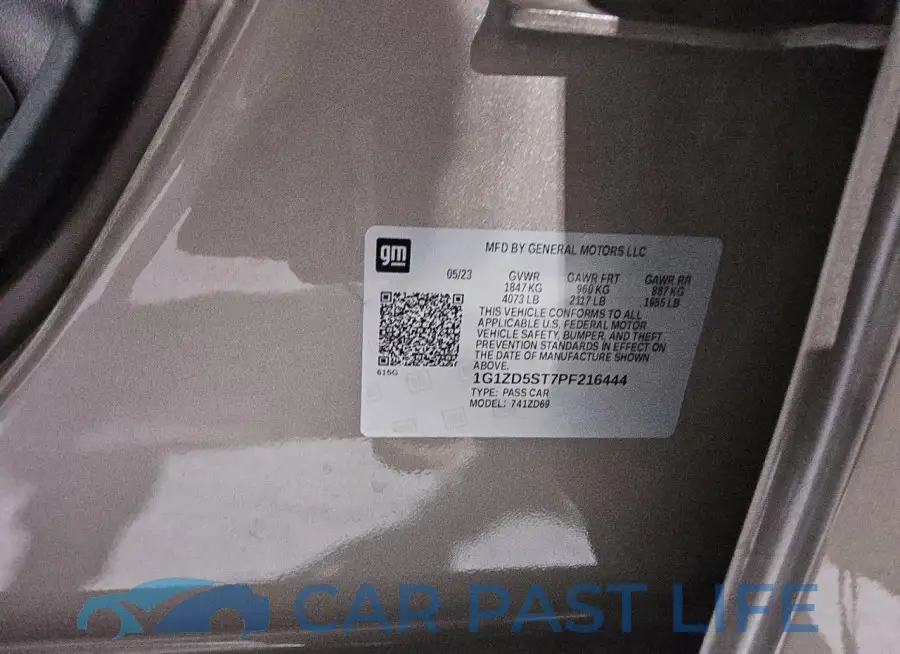1G1ZD5ST7PF216444# 12