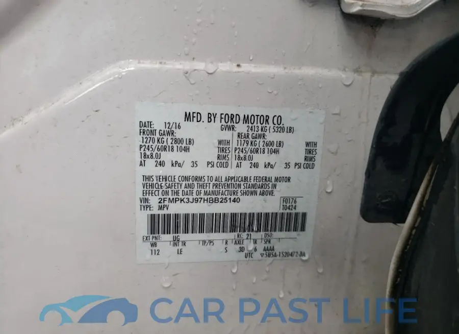 2FMPK3J97HBB25140# 12