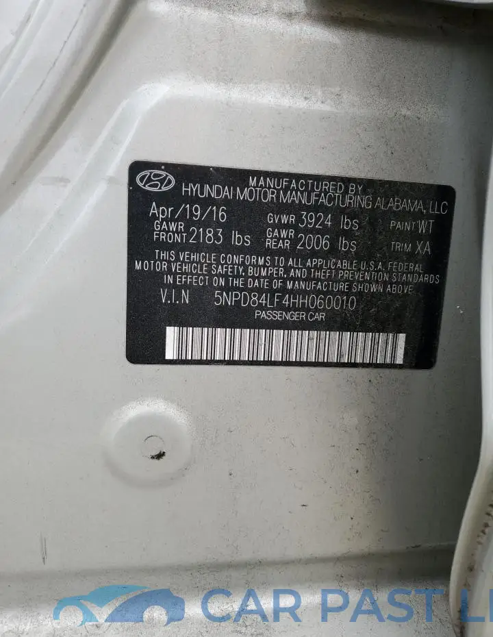 5NPD84LF4HH060010# 13
