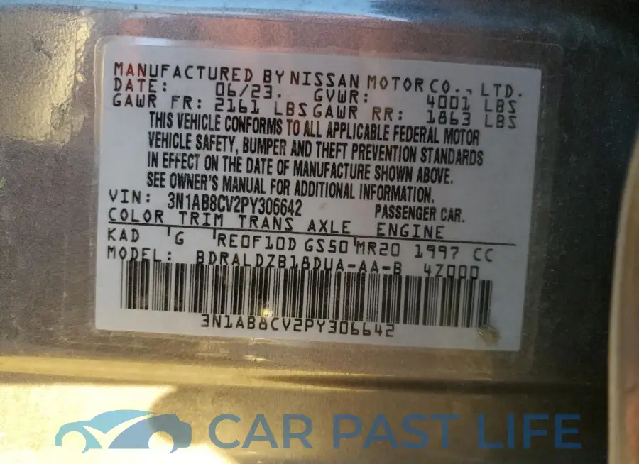 3N1AB8CV2PY306642# 13