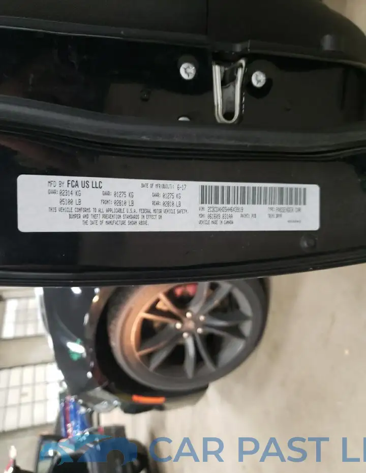 2C3CDXHG5HH643919# 12