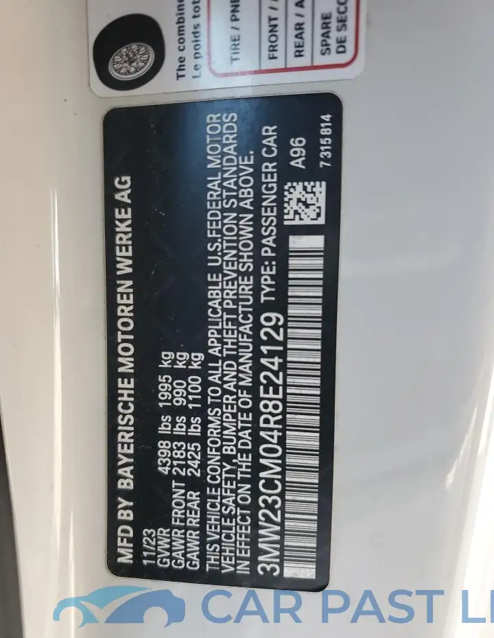 3MW23CM04R8E24129# 12