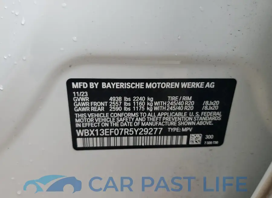 WBX13EF07R5Y29277# 12