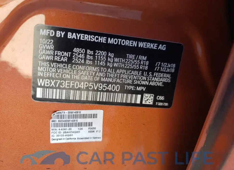 WBX73EF04P5V95400# 13