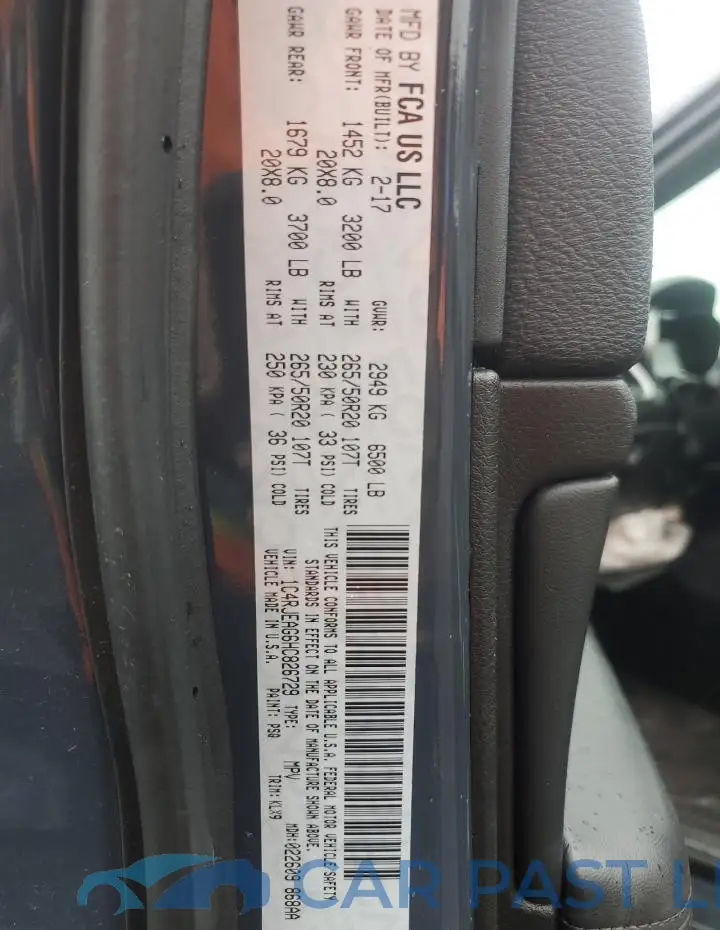 1C4RJEAG6HC826729# 14