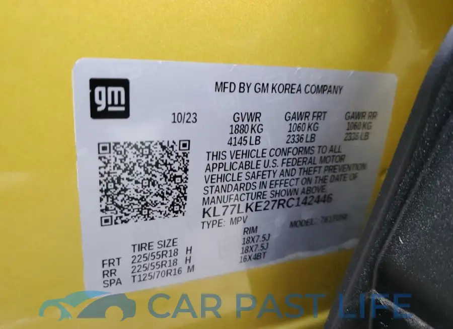 KL77LKE27RC142446# 13