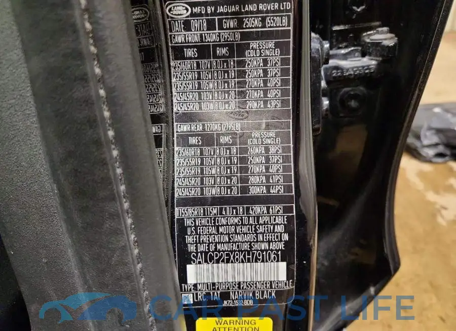 SALCP2FX8KH791061# 14