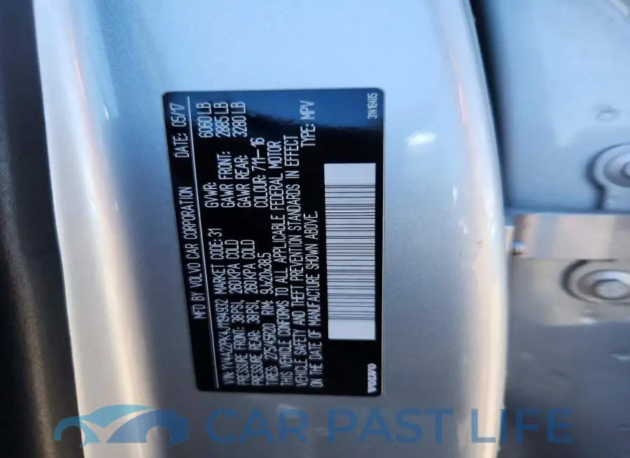 YV4A22PK4J1194932# 13