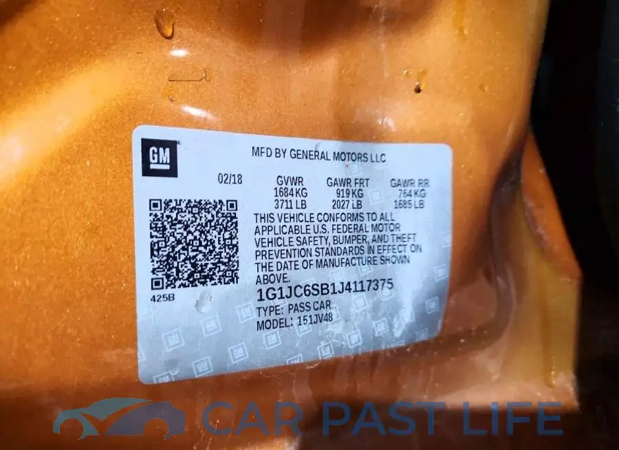 1G1JC6SB1J4117375# 12