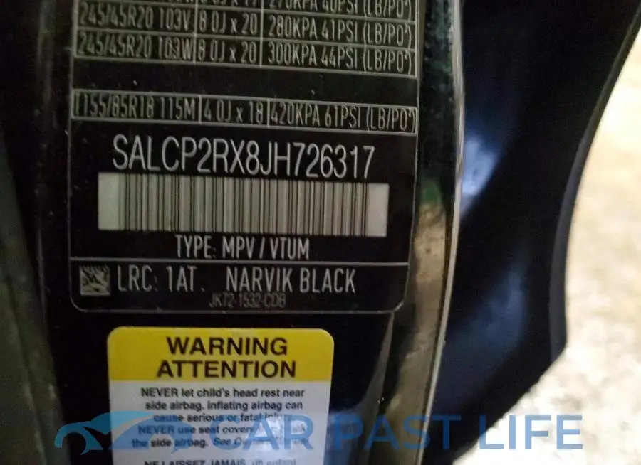 SALCP2RX8JH726317# 13