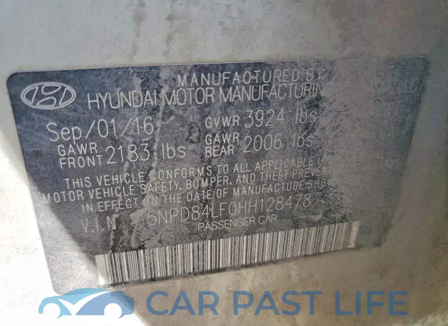 5NPD84LF0HH128478# 12