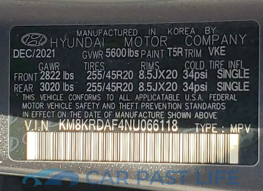 KM8KRDAF4NU066118# 13