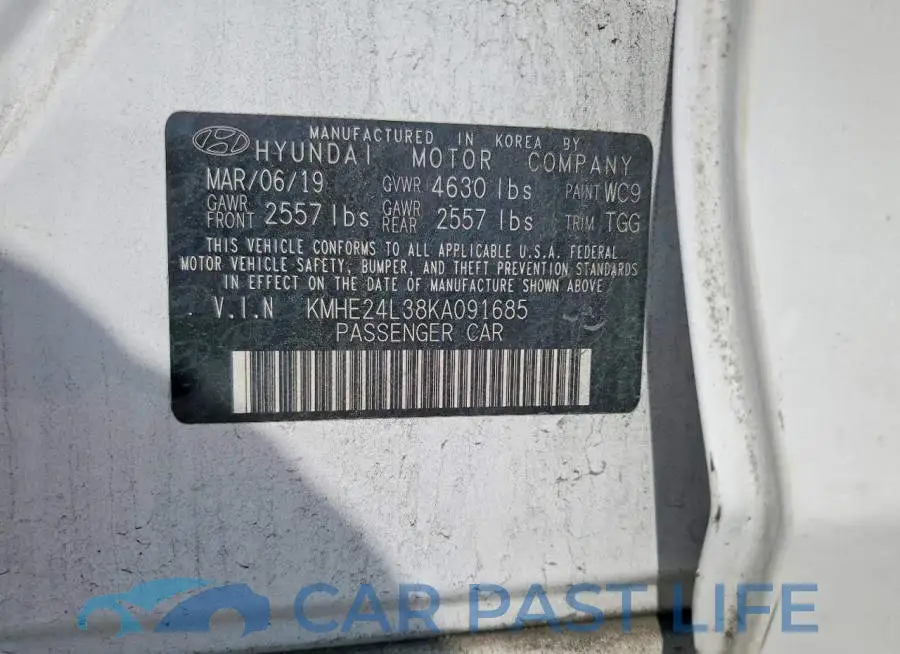 KMHE24L38KA091685# 12