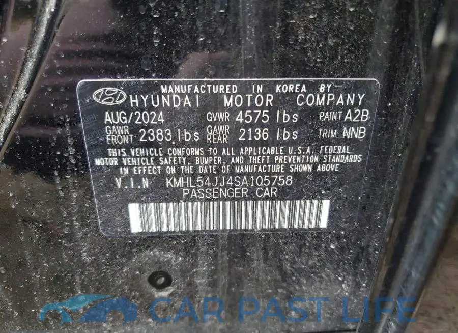 KMHL54JJ4SA105758# 12