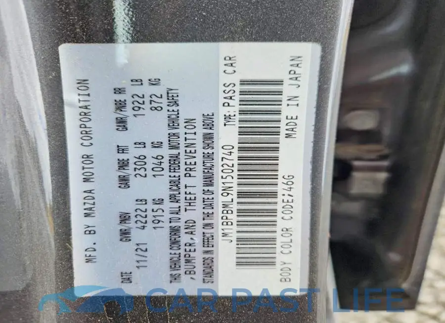 JM1BPBML9N1502740# 13
