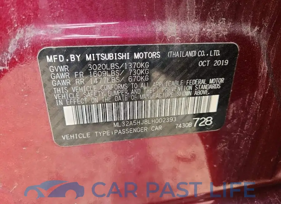 ML32A5HJ8LH002393# 12