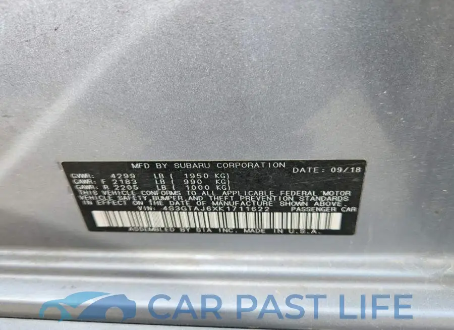 4S3GTAJ6XK1711622# 14