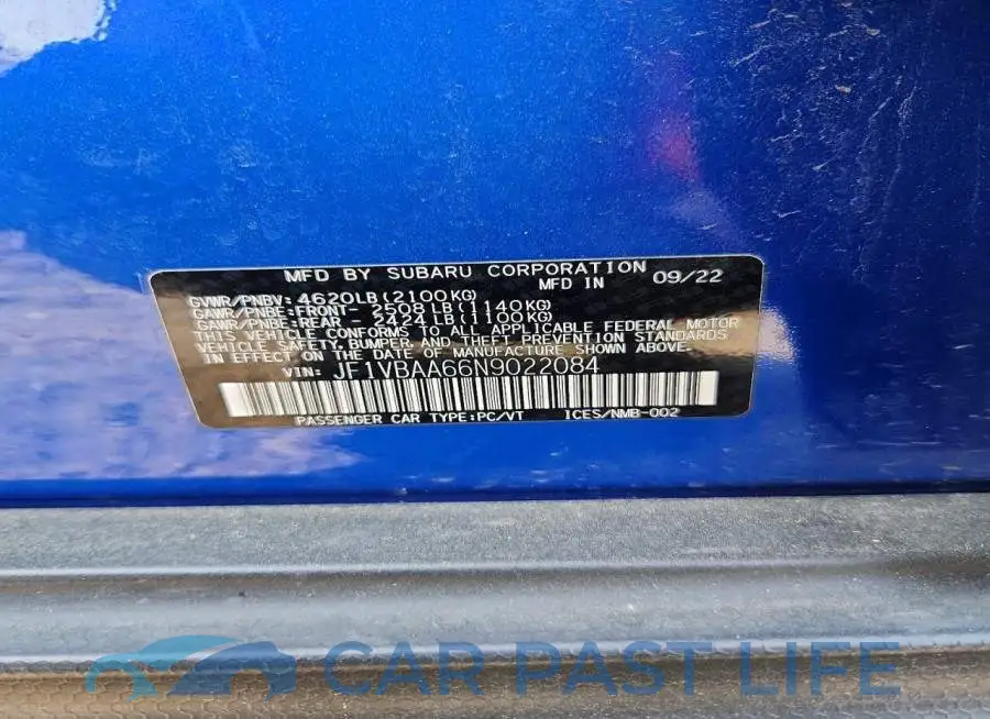 JF1VBAA66N9022084# 13