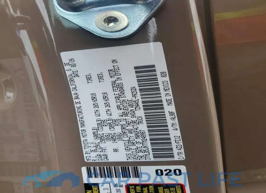 3TMLB5JN7TM248987# 12