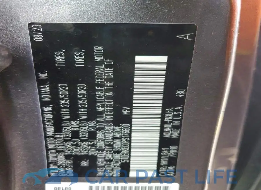 5TDERKEC0PS176600# 13