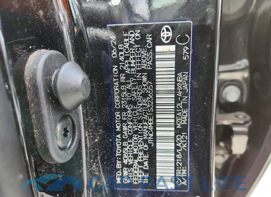 JTNC4MBE1S3236557# 12