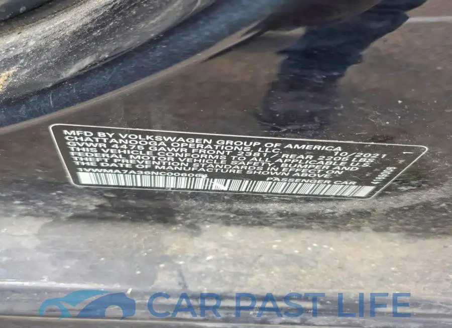 1VWMA7A36NC006064# 12