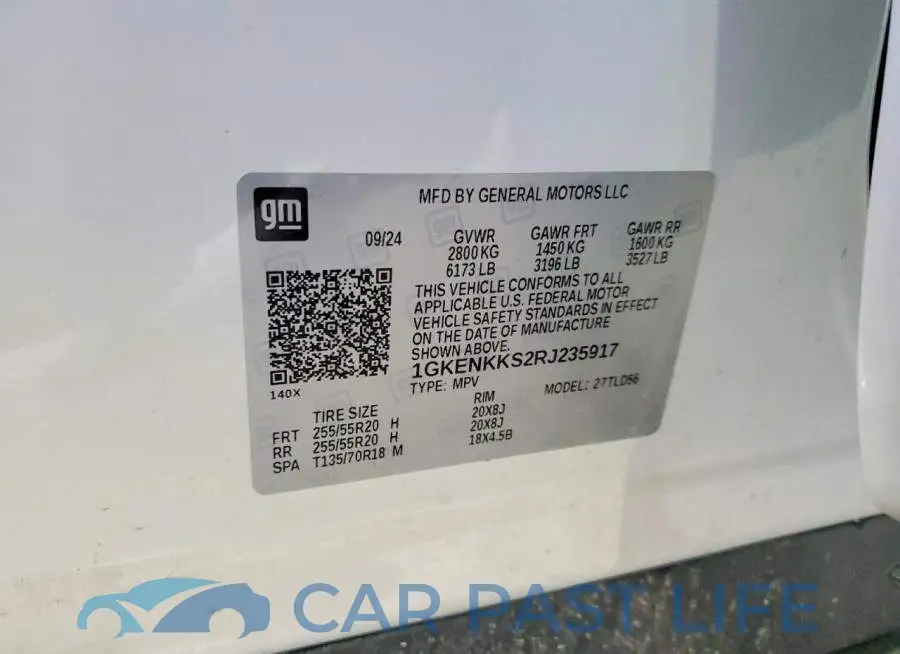1GKENKKS2RJ235917# 13