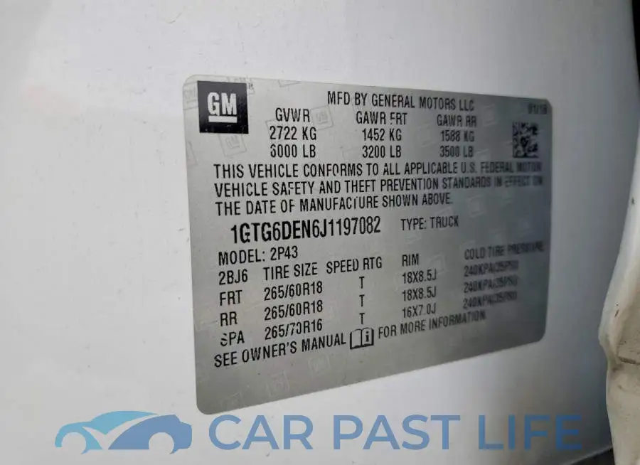 1GTG6DEN6J1197082# 12