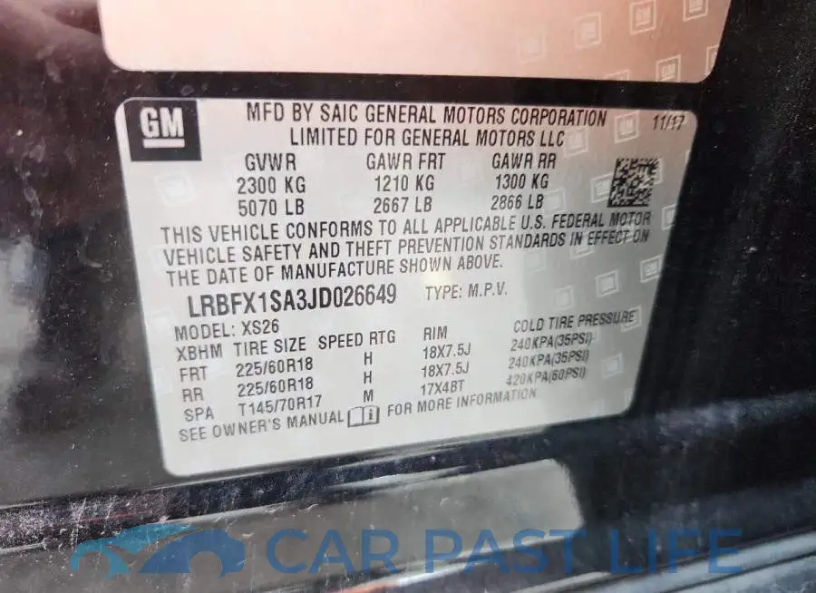 LRBFX1SA3JD026649# 13