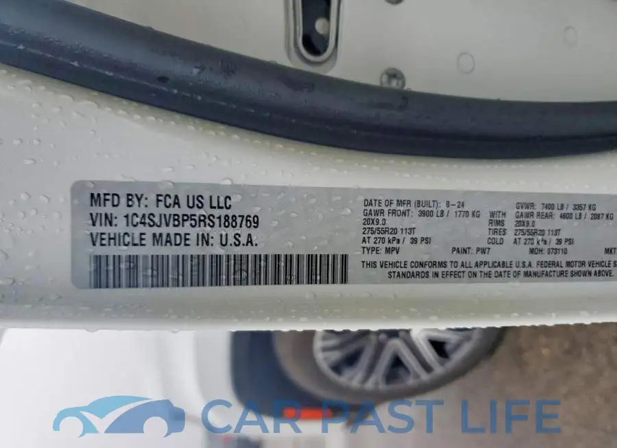 1C4SJVBP5RS188769# 13