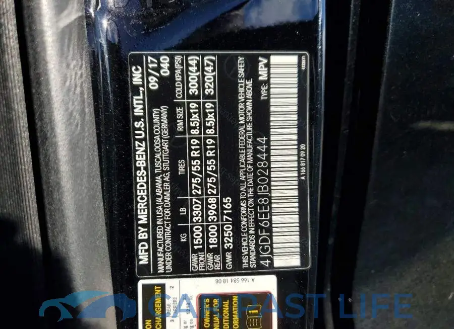 4JGDF6EE8JB028444# 14