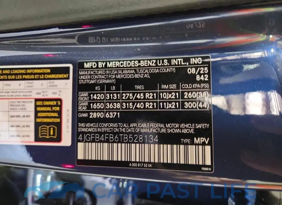 4JGFB4FB6TB528134# 13