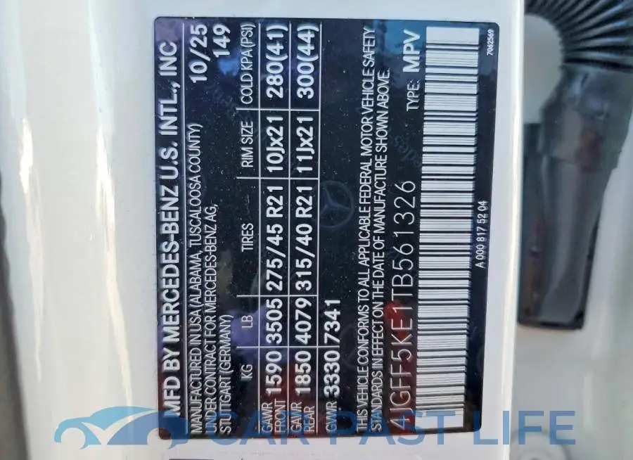 4JGFF5KE1TB561326# 13