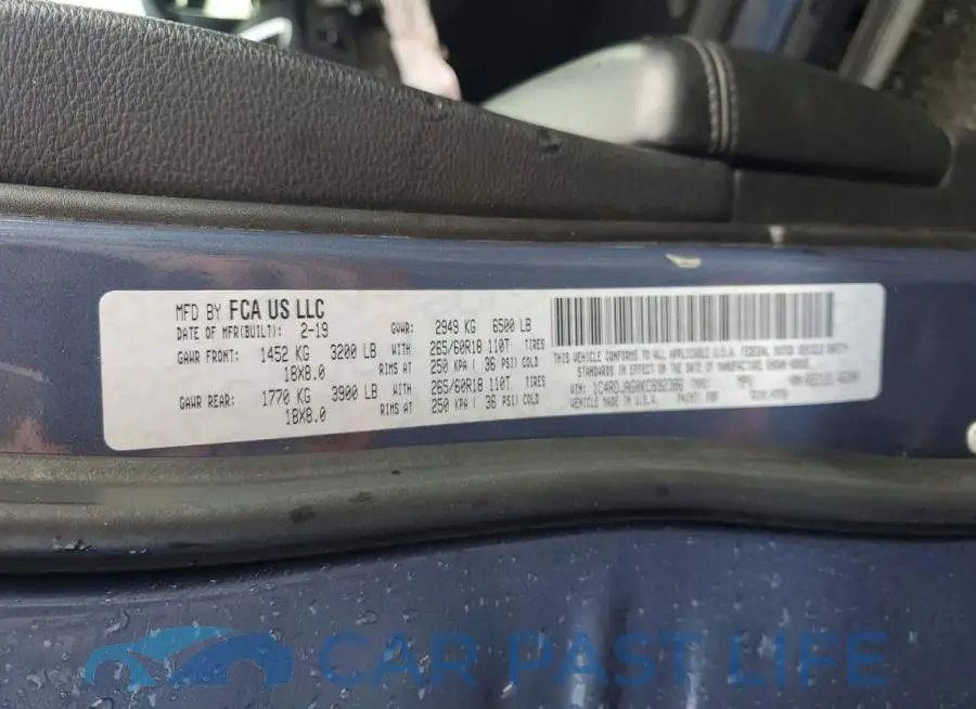 1C4RDJAG0KC692386# 13