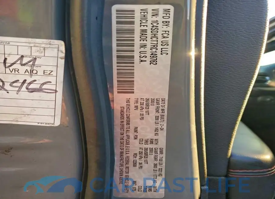 1C4SDHCT7RC149762# 14